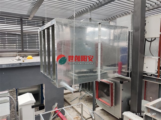 金融街购物中心排油烟风机降噪